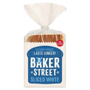 BAKER STREET WHITE SLICED BREAD