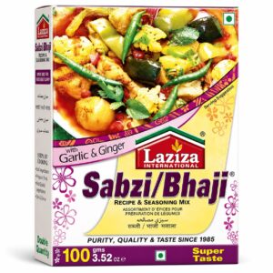 Laziza Sabzi/Bhaji Recipe & Seasoning Mix (100g)