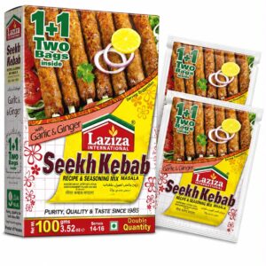 Laziza Seekh Kebab Recipe & Seasoning Mix (100g)